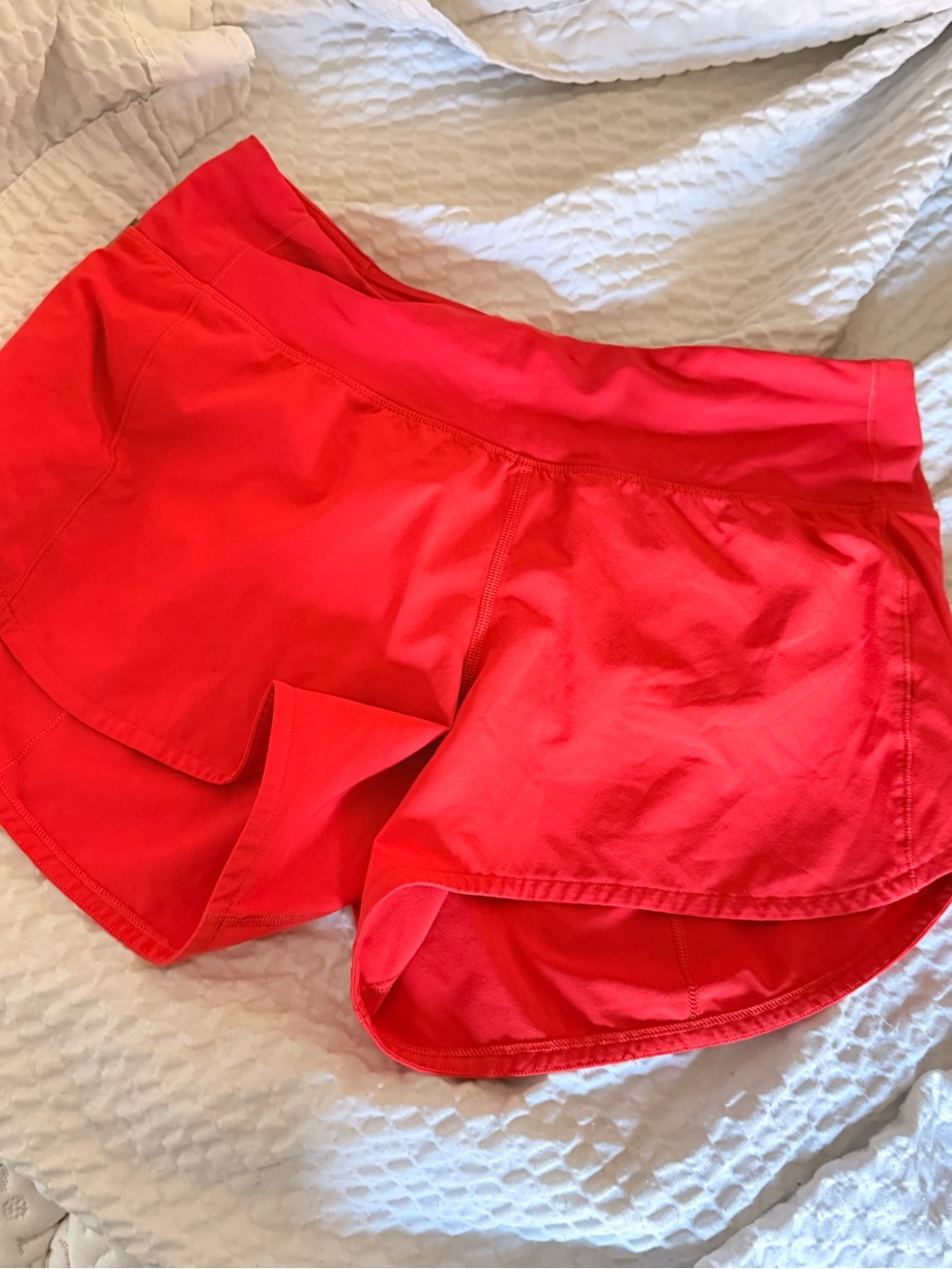 lululemon athletica Bright Red Athletic Shorts